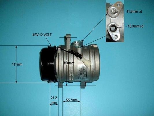 Auto Air Gloucester 14-1172 - Компресор, кондиціонер avtolavka.club