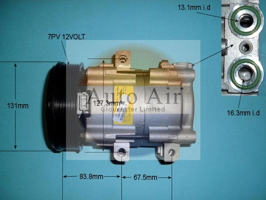 Auto Air Gloucester 14-8146 - Компресор, кондиціонер avtolavka.club