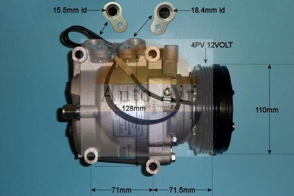 Auto Air Gloucester 14-3570P - Компресор, кондиціонер avtolavka.club