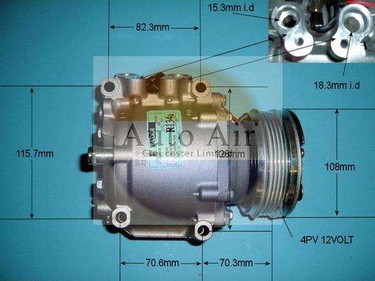 Auto Air Gloucester 14-3570 - Компресор, кондиціонер avtolavka.club