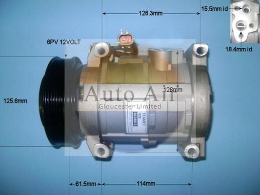 Auto Air Gloucester 14-3041R - Компресор, кондиціонер avtolavka.club