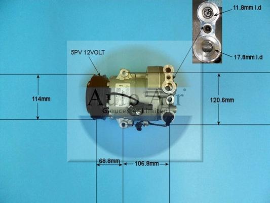 Auto Air Gloucester 14-7474 - Компресор, кондиціонер avtolavka.club