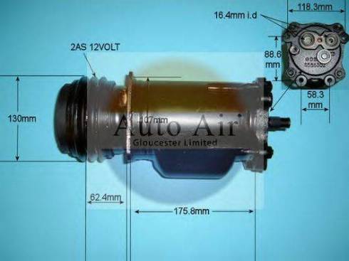 Auto Air Gloucester 14-7641R - Компресор, кондиціонер avtolavka.club