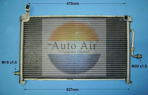 Auto Air Gloucester 16-9999 - Конденсатор, кондиціонер avtolavka.club