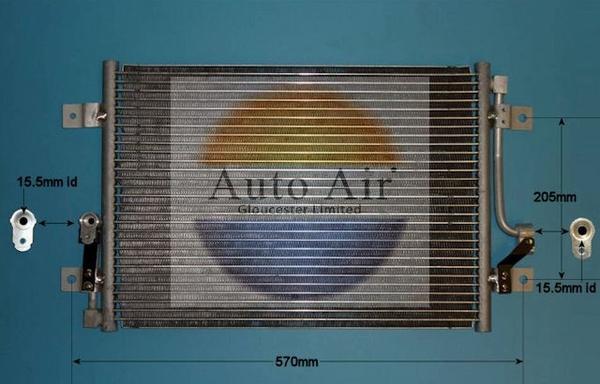 Auto Air Gloucester 16-9790 - Конденсатор, кондиціонер avtolavka.club