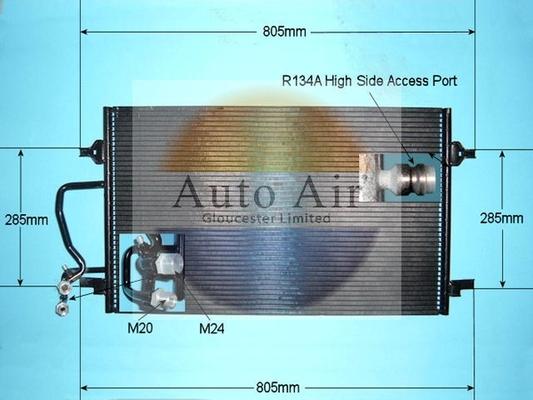 Auto Air Gloucester 16-9742 - Конденсатор, кондиціонер avtolavka.club