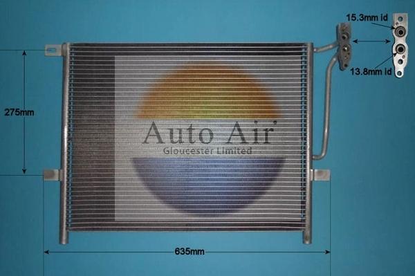 Auto Air Gloucester 16-6101 - Конденсатор, кондиціонер avtolavka.club