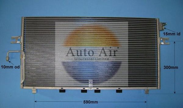 Auto Air Gloucester 16-6103 - Конденсатор, кондиціонер avtolavka.club