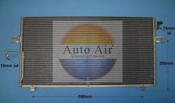 Auto Air Gloucester 16-6102 - Конденсатор, кондиціонер avtolavka.club