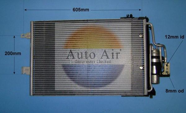 Auto Air Gloucester 16-6218 - Конденсатор, кондиціонер avtolavka.club
