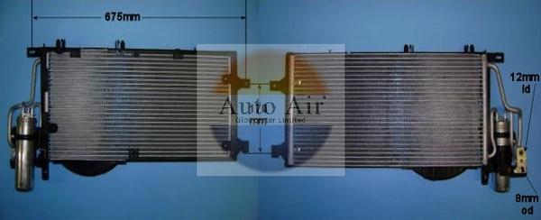 Auto Air Gloucester 16-6213 - Конденсатор, кондиціонер avtolavka.club