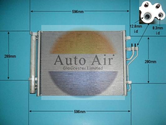 Auto Air Gloucester 16-1426 - Конденсатор, кондиціонер avtolavka.club