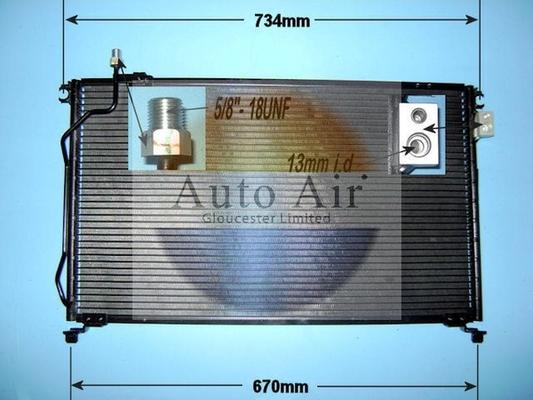 Auto Air Gloucester 16-1237 - Конденсатор, кондиціонер avtolavka.club