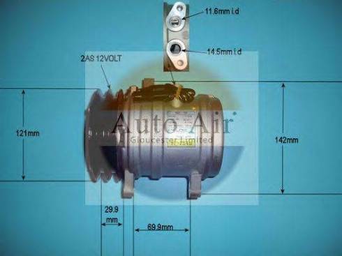 Auto Air Gloucester SSP015155 - Компресор, кондиціонер avtolavka.club