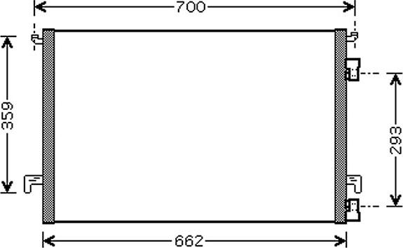 Autoclima 30311542 - Конденсатор, кондиціонер avtolavka.club