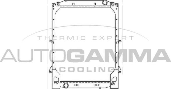 Autogamma 404276 - Радіатор, охолодження двигуна avtolavka.club