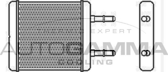 Autogamma 104091 - Теплообмінник, опалення салону avtolavka.club