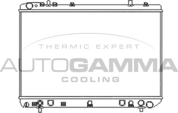 Autogamma 104159 - Радіатор, охолодження двигуна avtolavka.club