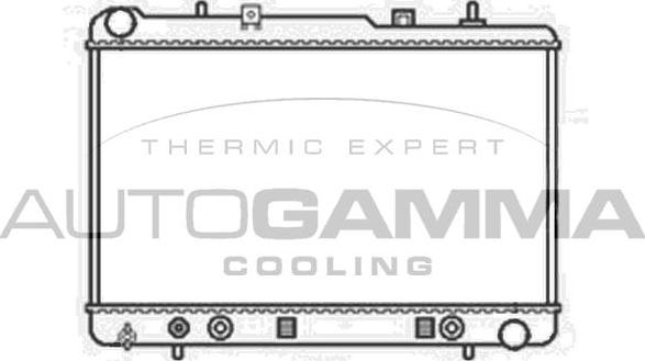 Autogamma 104131 - Радіатор, охолодження двигуна avtolavka.club