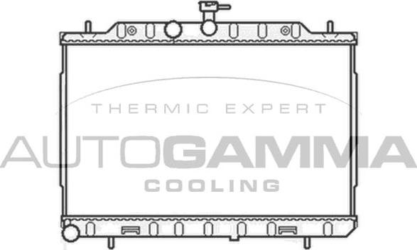 Autogamma 105441 - Радіатор, охолодження двигуна avtolavka.club