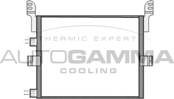 Autogamma 105025 - Конденсатор, кондиціонер avtolavka.club