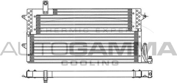 Autogamma 101734 - Конденсатор, кондиціонер avtolavka.club