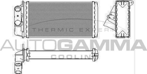 Autogamma 103969 - Теплообмінник, опалення салону avtolavka.club