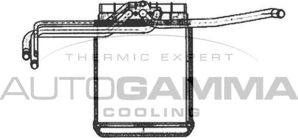 Autogamma 103450 - Теплообмінник, опалення салону avtolavka.club