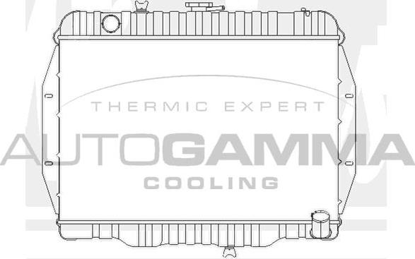 Autogamma 102902 - Радіатор, охолодження двигуна avtolavka.club