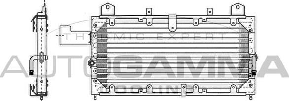 Autogamma 102772 - Конденсатор, кондиціонер avtolavka.club