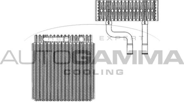 Autogamma 112102 - Випарник, кондиціонер avtolavka.club