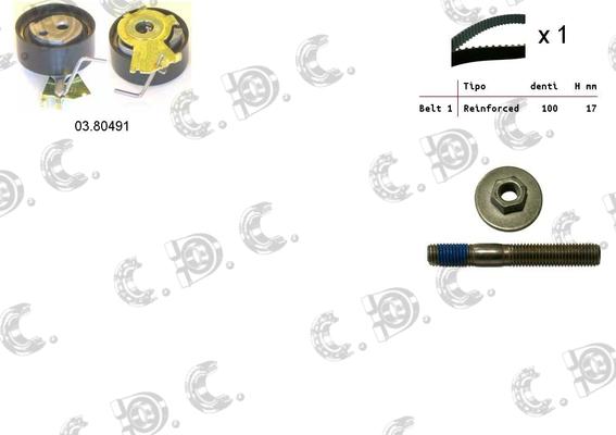 Autokit 04.5047 - Комплект ременя ГРМ avtolavka.club