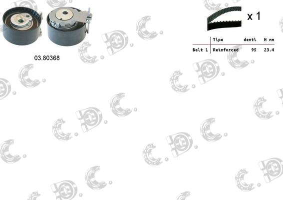 Autokit 04.5111 - Комплект ременя ГРМ avtolavka.club