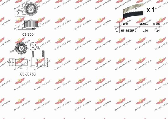 Autokit 04.5282 - Комплект ременя ГРМ avtolavka.club