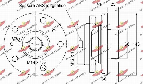 Autokit 01.98289 - Комплект підшипника маточини колеса avtolavka.club