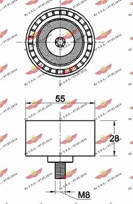 Autokit 03.81311 - Паразитний / провідний ролик, поліклиновий ремінь avtolavka.club