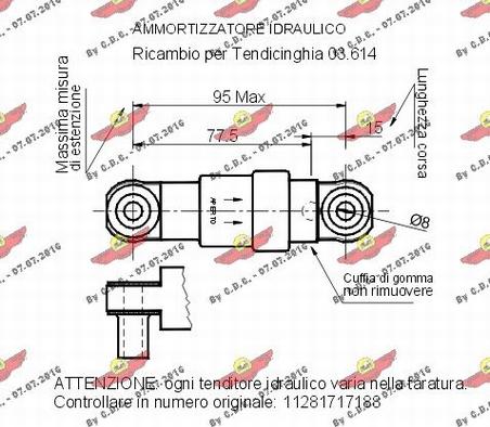 Autokit 03.218 - Амортизатор, поліклиновий ремінь avtolavka.club