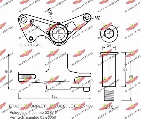 Autokit 03.778 - Натягувач ременя, клинові зуб. avtolavka.club