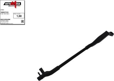 Automega 100037310 - Важіль склоочисника, система очищення вікон avtolavka.club