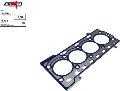 Automega 274716110 - Прокладка, головка циліндра avtolavka.club