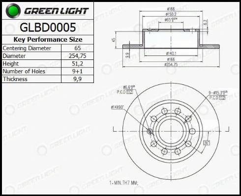 AutomotiveAdriado GLBD0005 - Гальмівний диск avtolavka.club