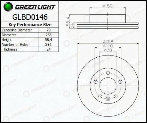 AutomotiveAdriado GLBD0146 - Гальмівний диск avtolavka.club