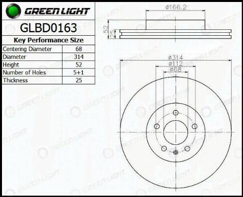 AutomotiveAdriado GLBD0163 - Гальмівний диск avtolavka.club