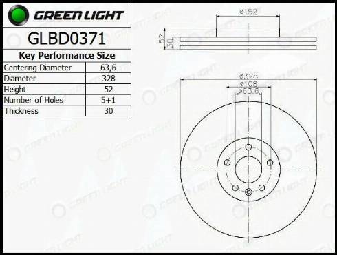 AutomotiveAdriado GLBD0371 - Гальмівний диск avtolavka.club