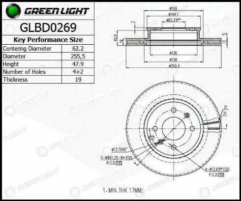 AutomotiveAdriado GLBD0269 - Гальмівний диск avtolavka.club