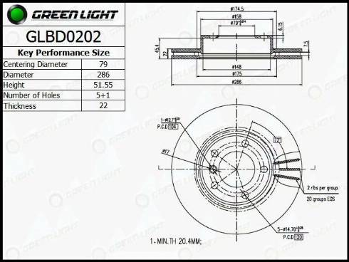 AutomotiveAdriado GLBD0202 - Гальмівний диск avtolavka.club