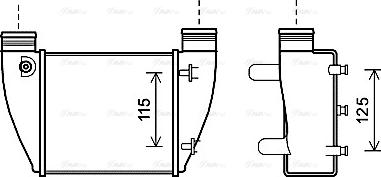 Ava Quality Cooling AI4364 - Интеркулер avtolavka.club