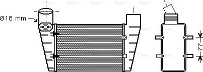 Ava Quality Cooling AI 4225 - Интеркулер avtolavka.club