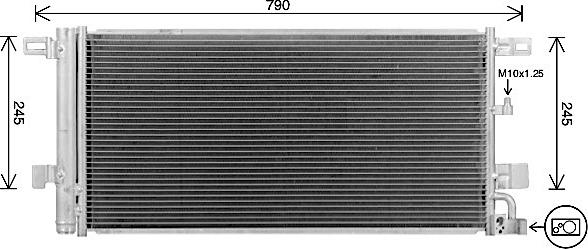 Ava Quality Cooling AI5439D - Конденсатор, кондиціонер avtolavka.club