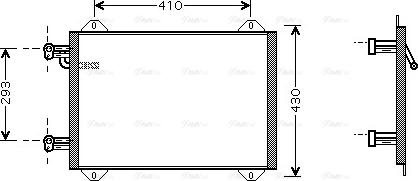 Ava Quality Cooling AI 5193 - Конденсатор, кондиціонер avtolavka.club